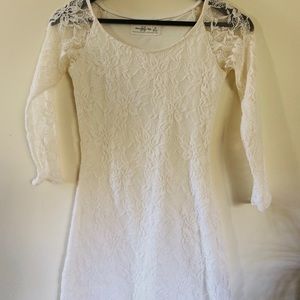 Abercrombie and Fitch White Dress